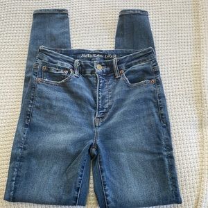 American Eagle Luxe super high waisted jegging